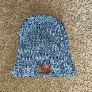 Love your melon blue speckled beanie